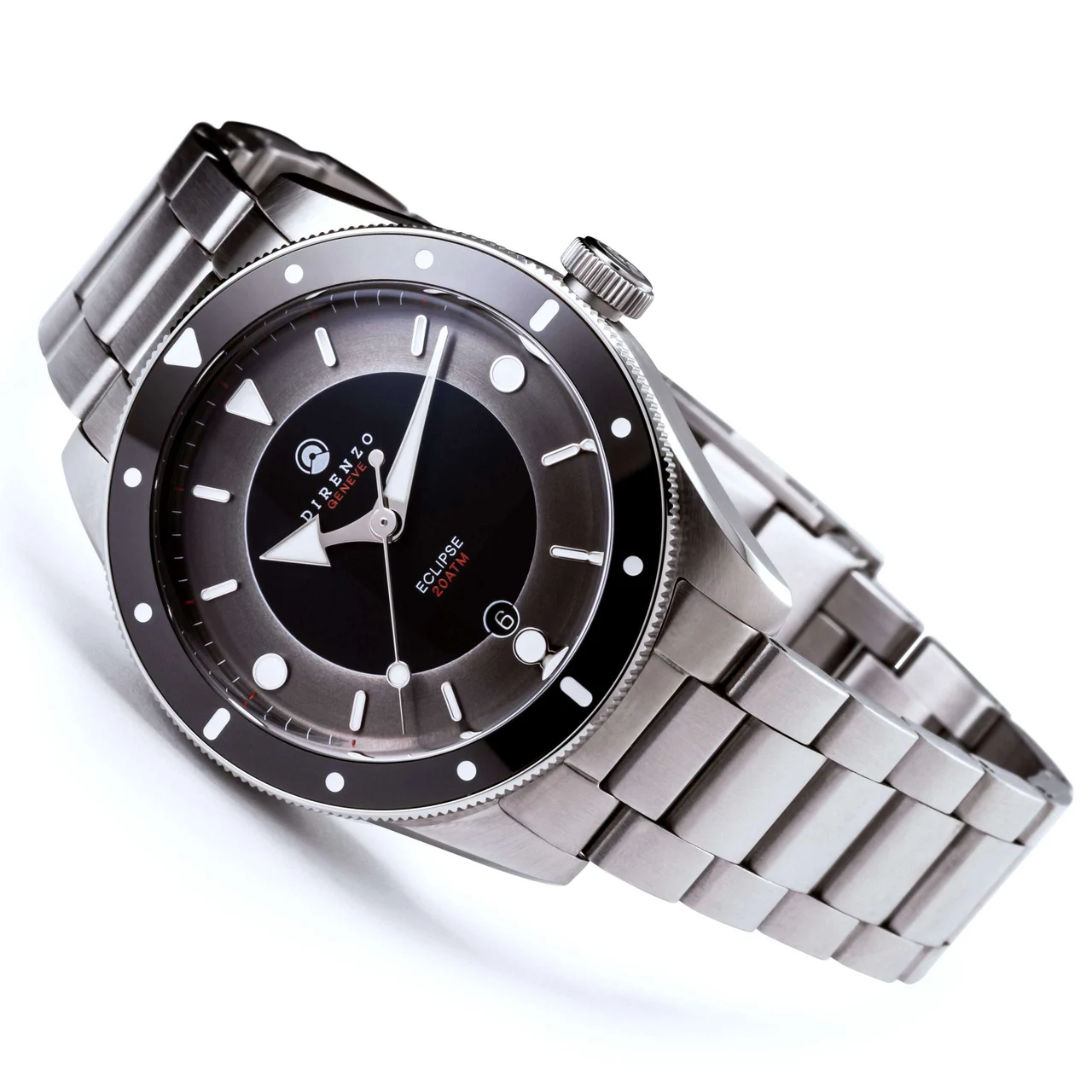Direnzo DRZ 03V2 Eclipse Black (date) 40 mm kol saati