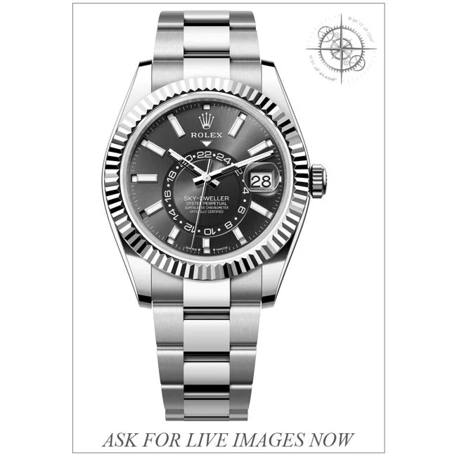 Rolex SkyDweller Stainless 42mm Blue Dial 210000083181 42 mm kol saati