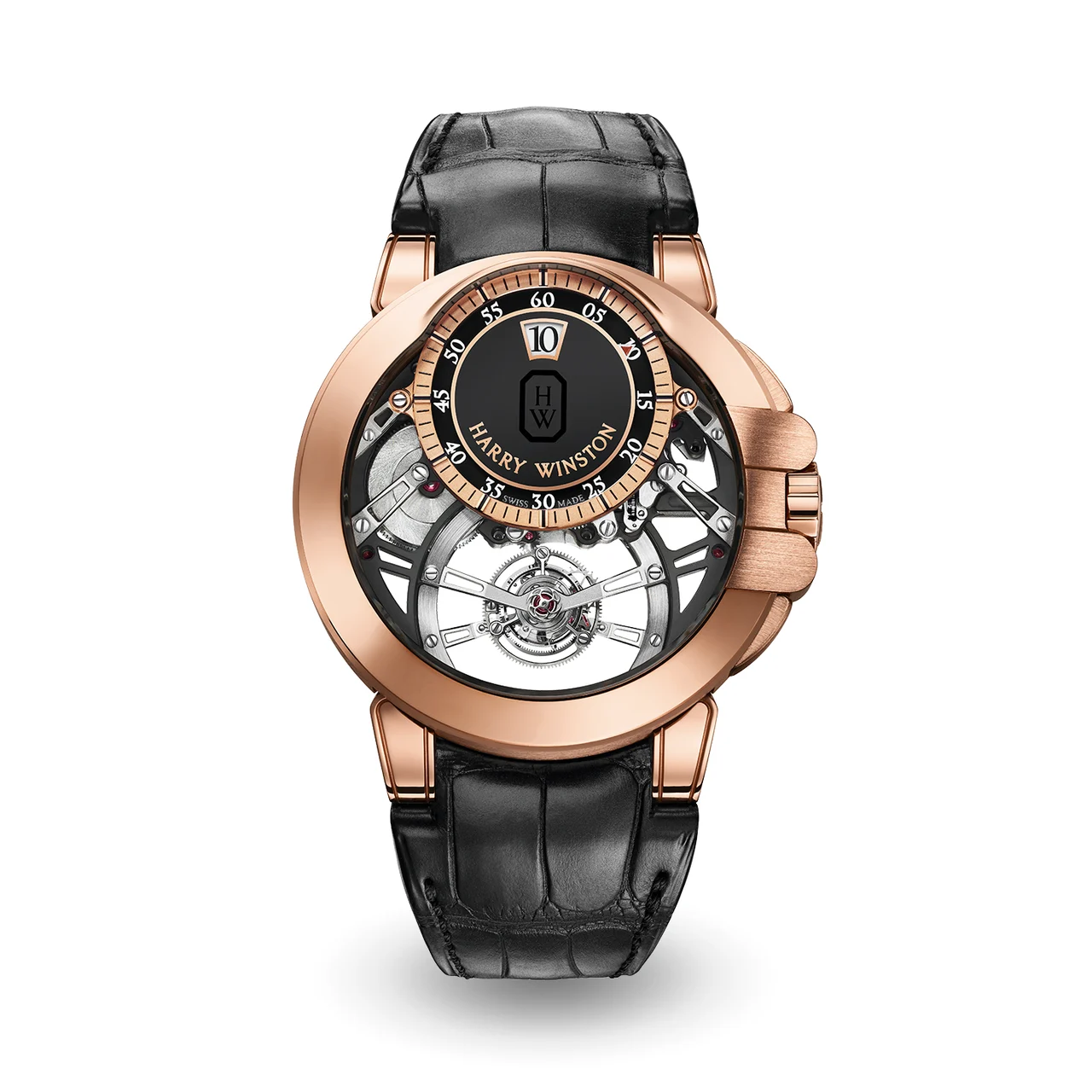 Harry Winston Ocean OCEMTJ45RR001 46 mm kol saati