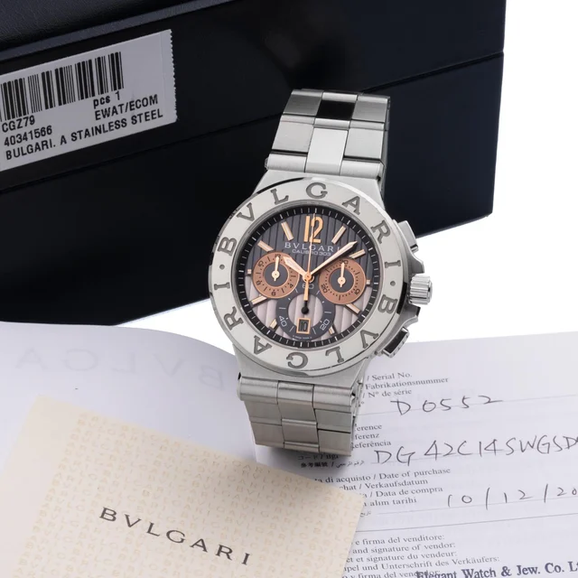 Bulgari Switzerland DG42C14SWGSDCH kol saati
