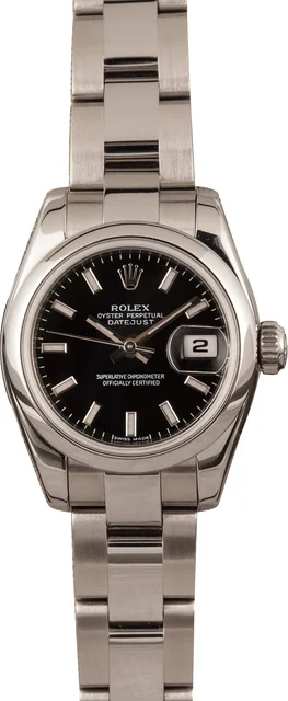 Rolex Datejust 179160 Black Dial T 179160BKSO kol saati