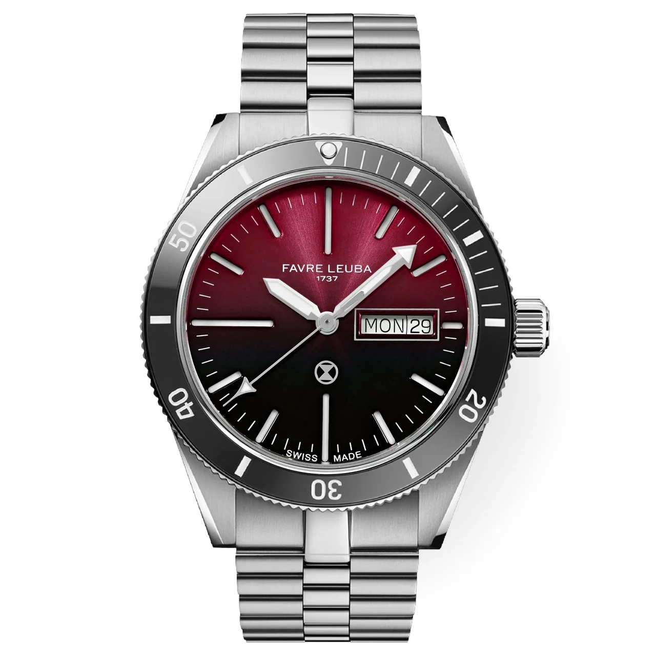 Favre Leuba Deep Raider Day Date 00.20311.110.10.200 48.2 mm kol saati