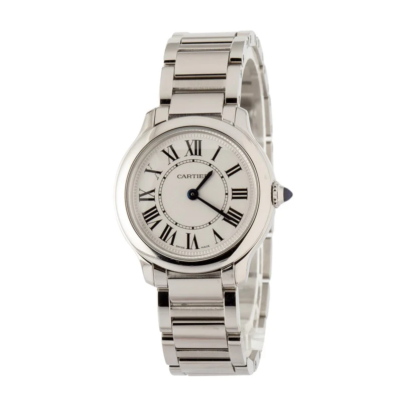 Cartier Ronde Must De WSRN0033 Stainless Steel kol saati
