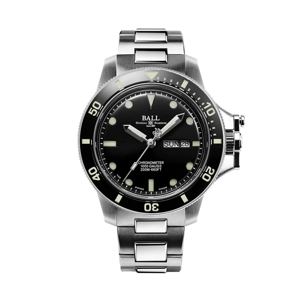 BALL Watch Engineer Hydrocarbon Original 43mm - Black on Bracelet DM2218B-SCJ-BK 43 mm kol saati