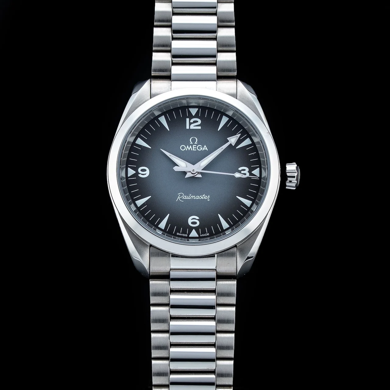 OMEGA Railmaster 210009N35118 38 mm kol saati