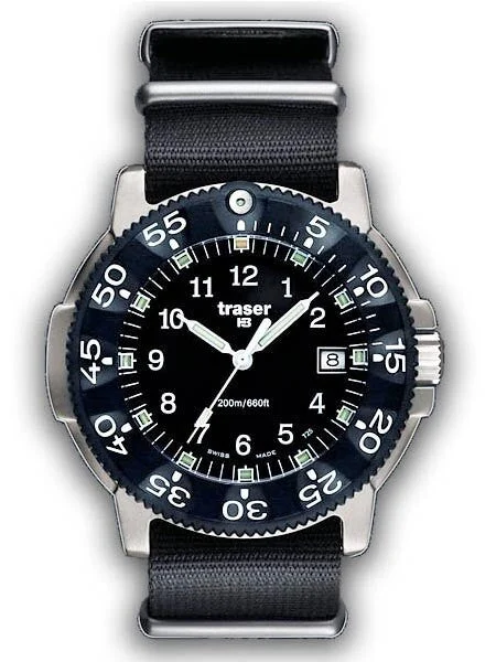 Traser Commander Military Titanium Watch with Carbon Fiber Bezel #P6506.430.32.01 kol saat