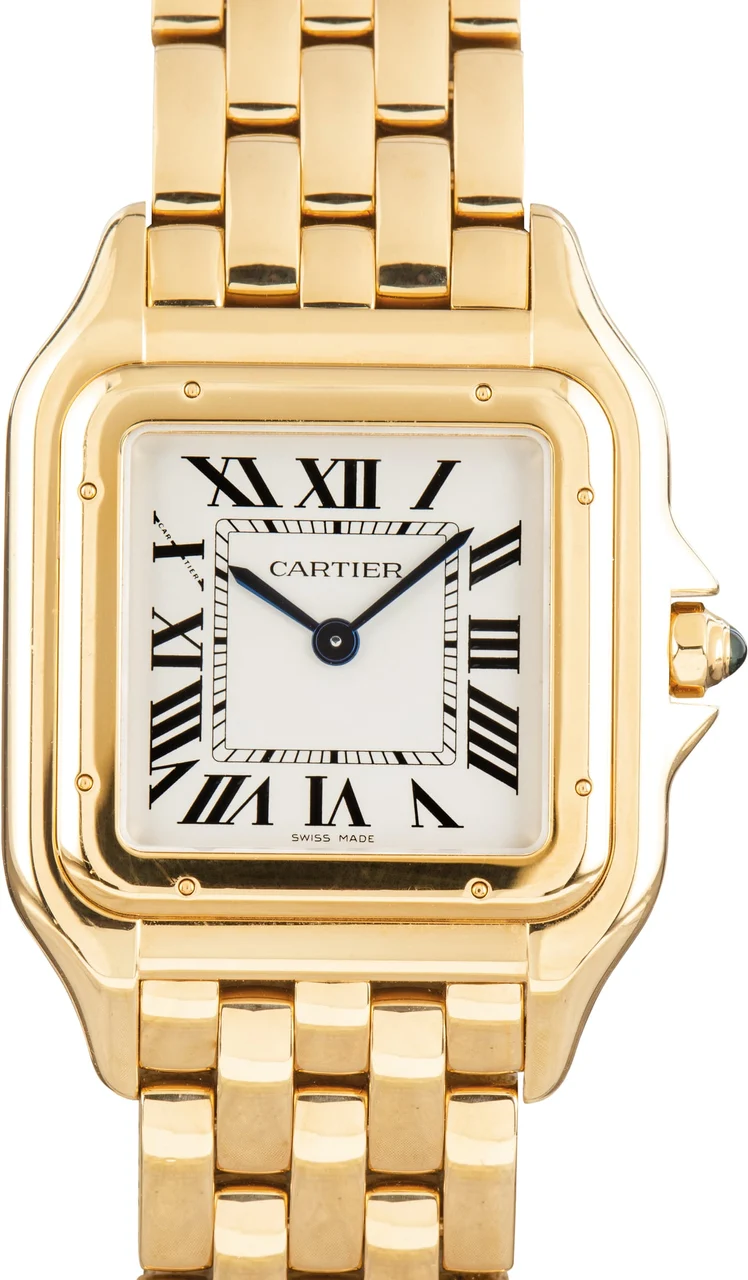 Cartier Panthere De Watch Ref WGPN0051 18k Yellow Gold Large Model 31 mm kol saati