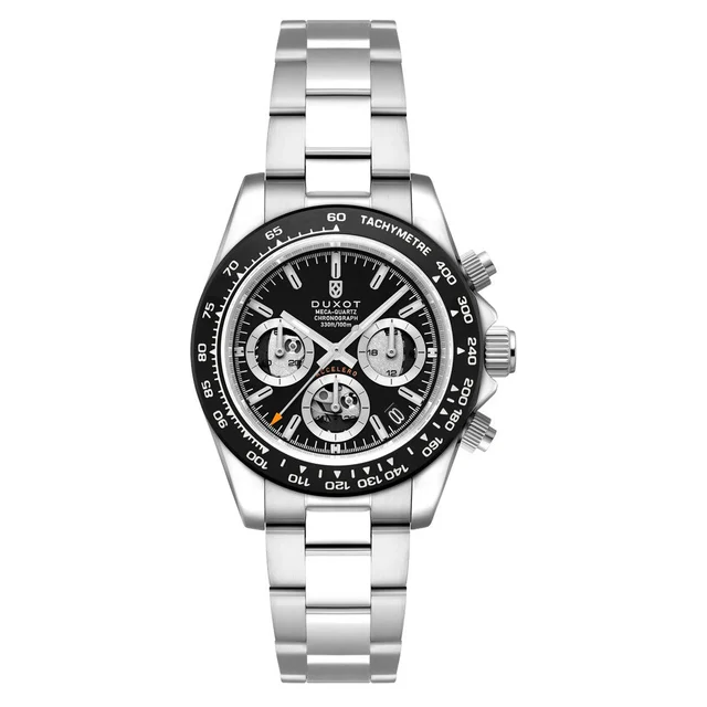 Duxot Accelero Chronograph Skeleton Edition Carbon Twilight #DX-2065-CC kol saati