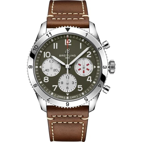 Breitling Classic AVI Chronograph 42 Curtiss Warhawk A233802A1L1X1 42 mm kol saati