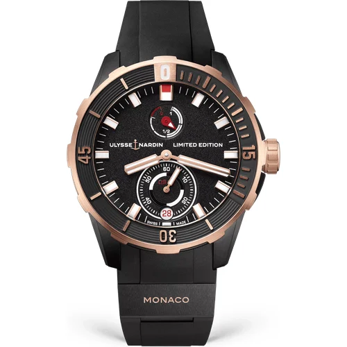 Ulysse Nardin Diver 44mm Monaco Yacht Show 1185-170LE-3/BLACK-MON kol saati