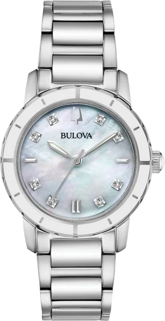 Bulova Diamonds Ladies 96P194 kol saati