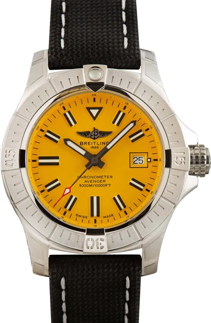 Breitling Avenger Automatic 45 Seawolf Yellow Dial A17319101I1X2 kol saati