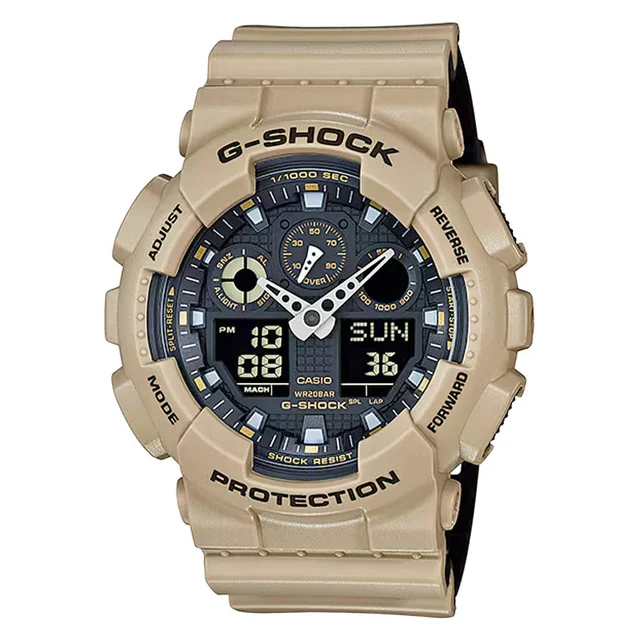 Casio G-Shock GA-100 Series in Brown #GA100L-8A kol saati