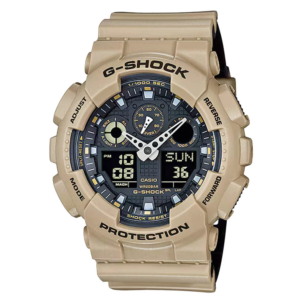 Casio G-Shock GA-100 Series in Brown #GA100L-8A kol saati