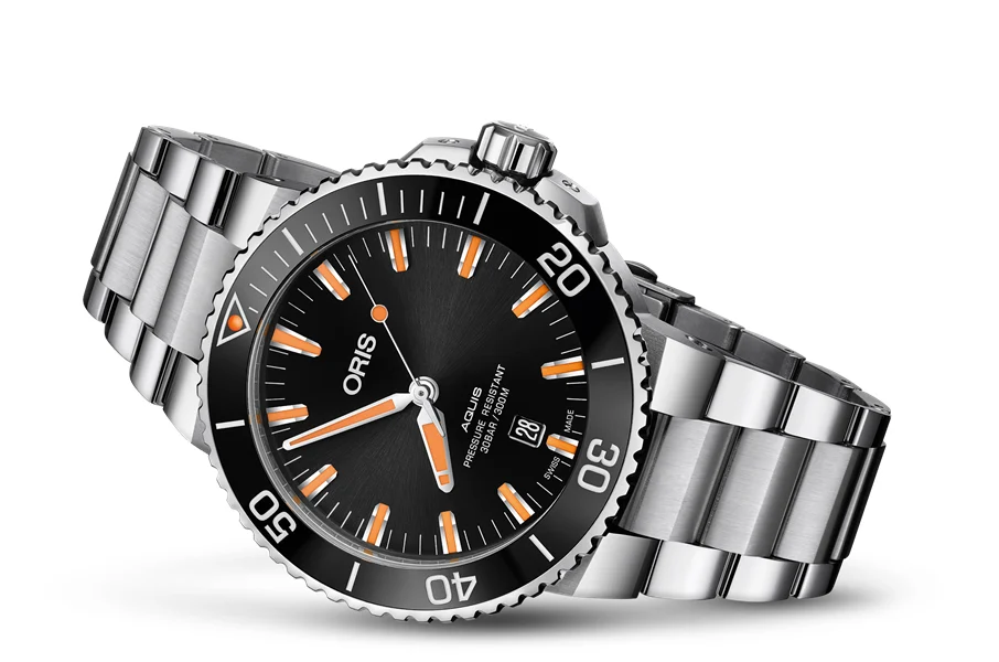 Oris Aquis Date 01 733 7730 4159-07 8 24 05PEB 43.5 mm kol saati