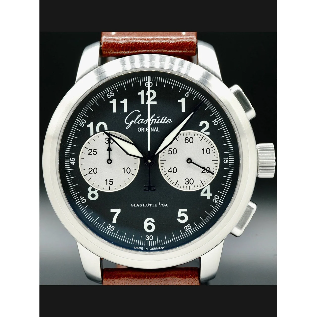 Glashutte Original Glashütte Original Senator Navigator Chronograph 39-34-07-07-04 210000025815 44 mm kol saati