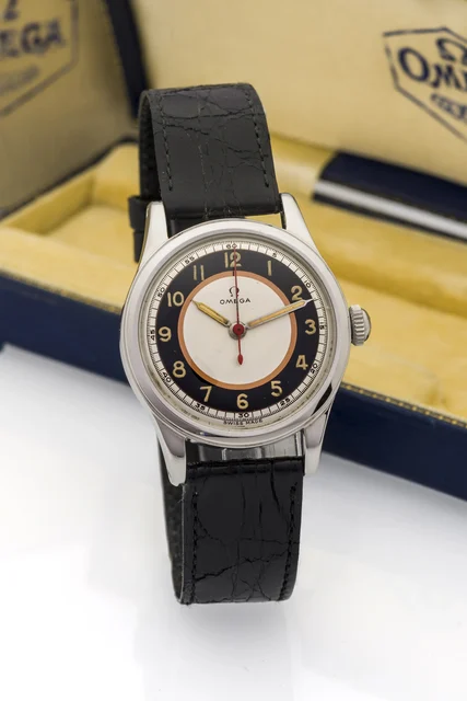 OMEGA Center-second, Waterproof, Steel 2175 kol saati