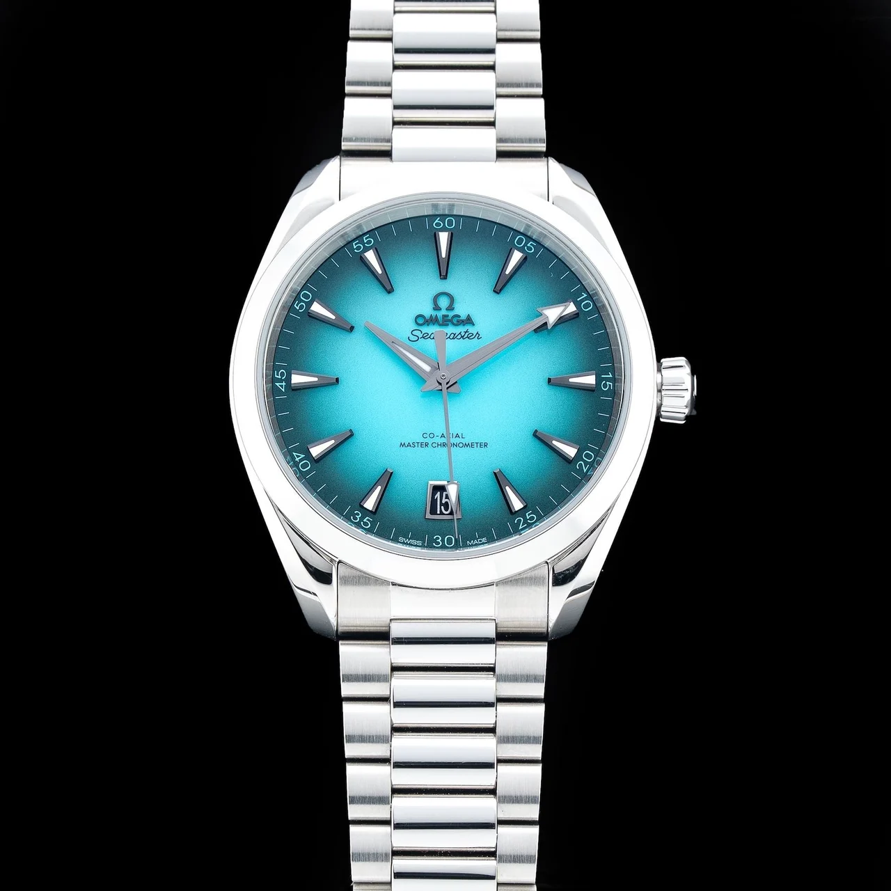 OMEGA Aqua Terra 150M Turquoise Dial 41mm 210009N35253 41 mm kol saati