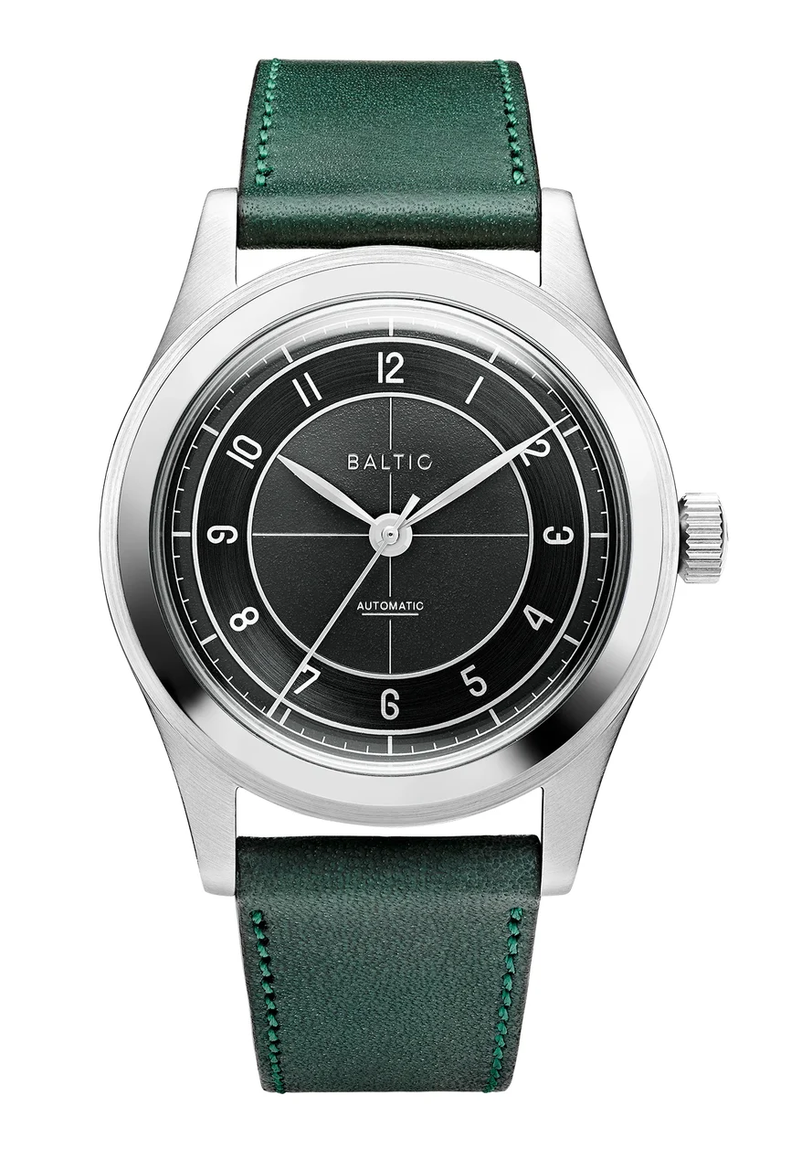 Baltic Hms BAL_HMS002_BLK_SS_STLTGRY_OPN 38 mm kol saati