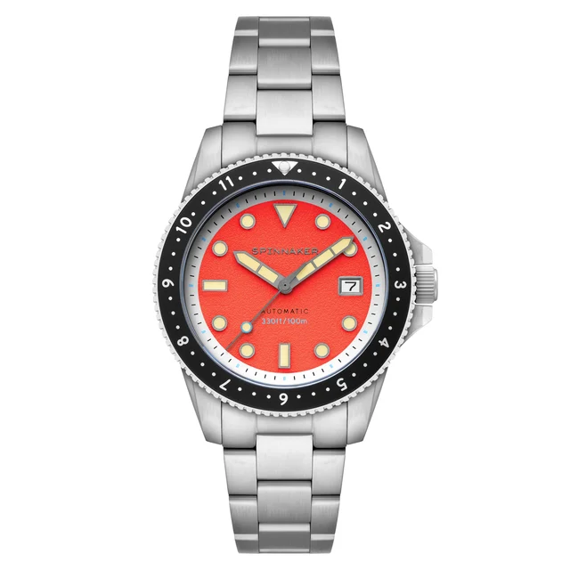 Croft Pioneer Automatic Sienna Orange SP-5136-88 kol saati
