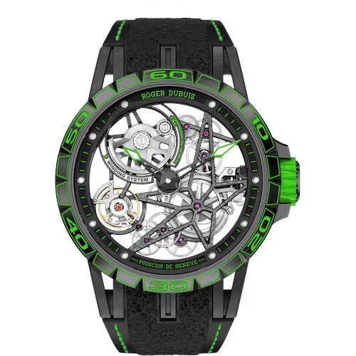 Roger Dubuis Excalibur Spider Pirelli Black DLC Titanium 45mm RDDBEX0706 45 mm kol saati