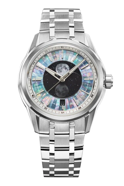 Zelos Helica Moonphase Mosaic MOP kol saati
