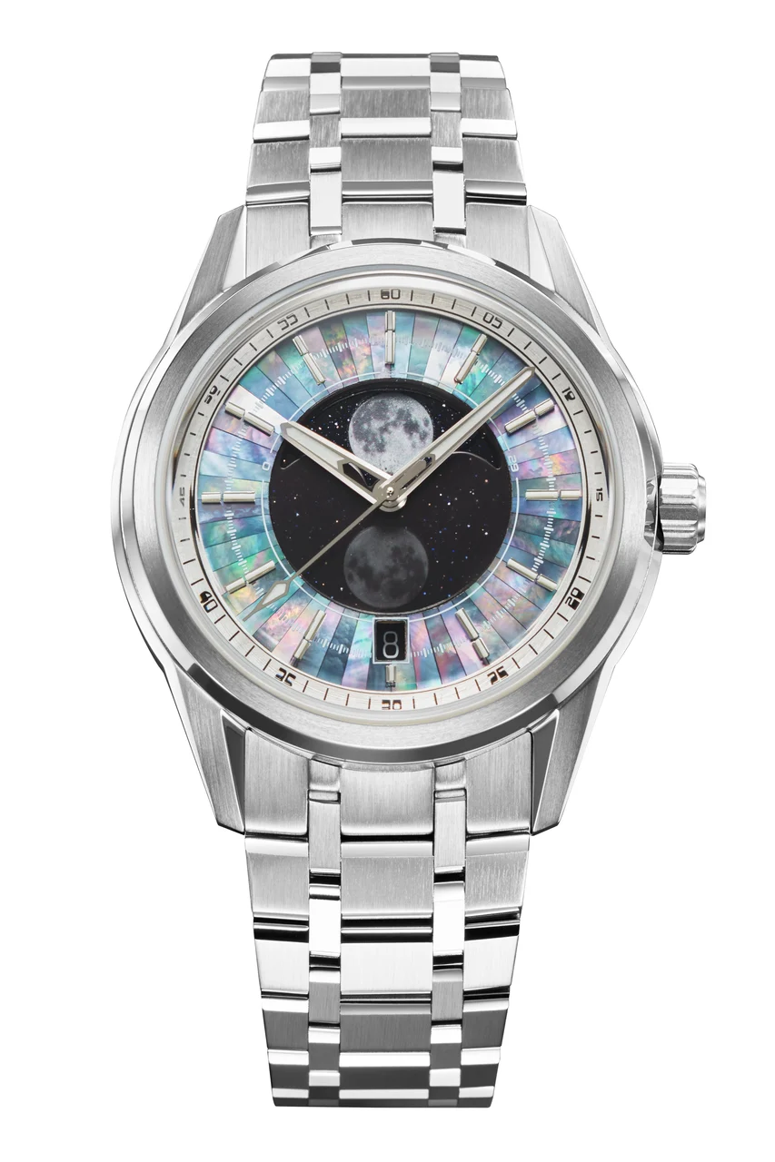 Zelos Helica Moonphase Mosaic MOP 39 mm kol saati