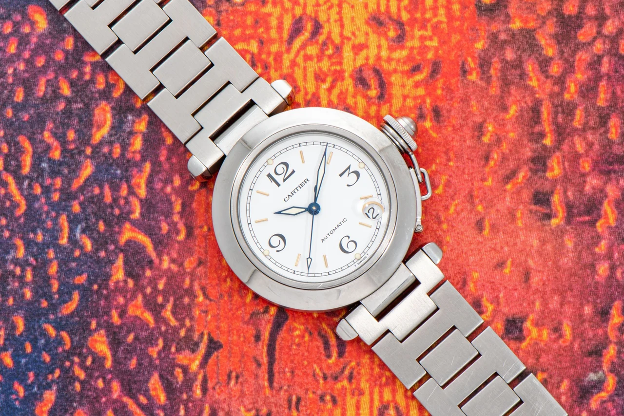 Cartier Pasha 40950017 35 mm kol saati
