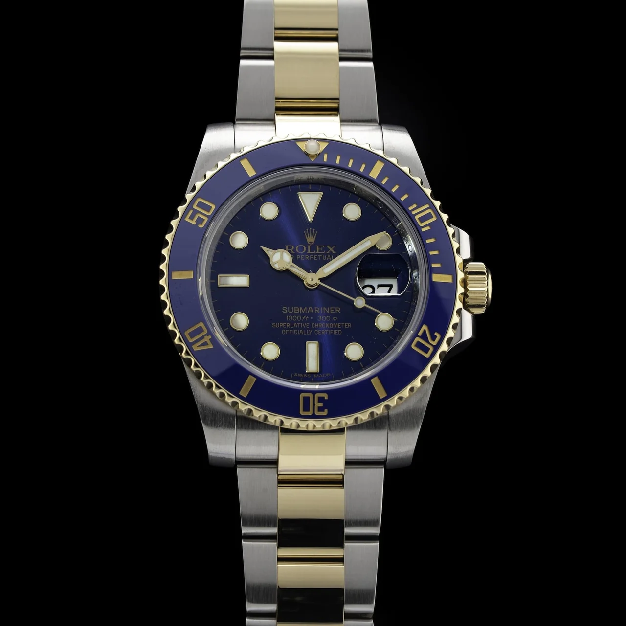 Rolex Submariner Date Bluesy 116613LB 210009N36568 40 mm kol saati