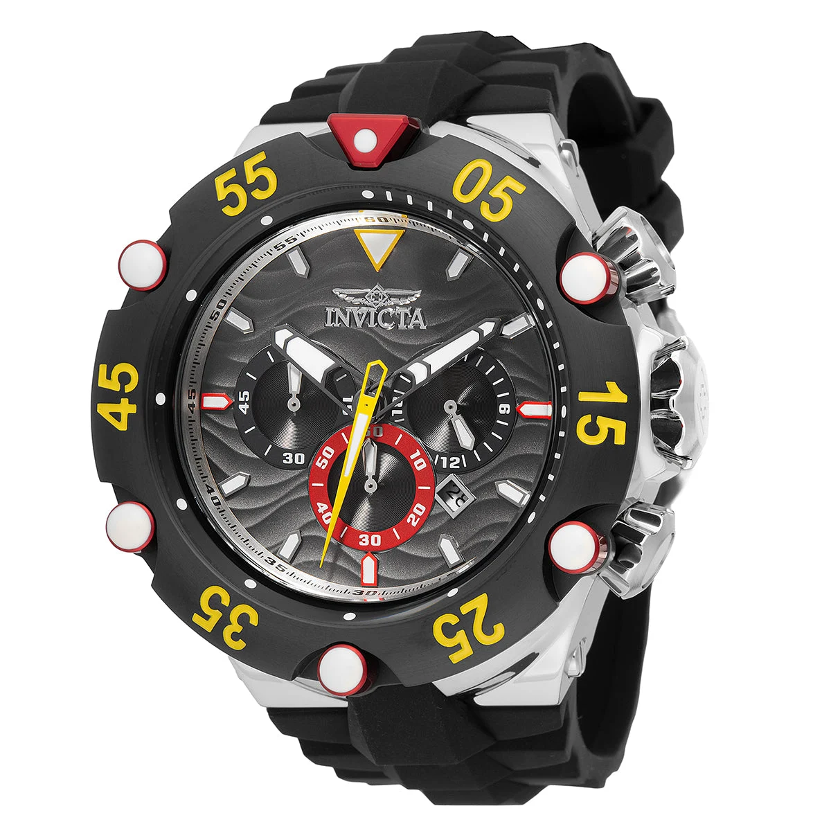 Invicta Subaqua Vortide Watch - 54mm. Black (48542) kol saati