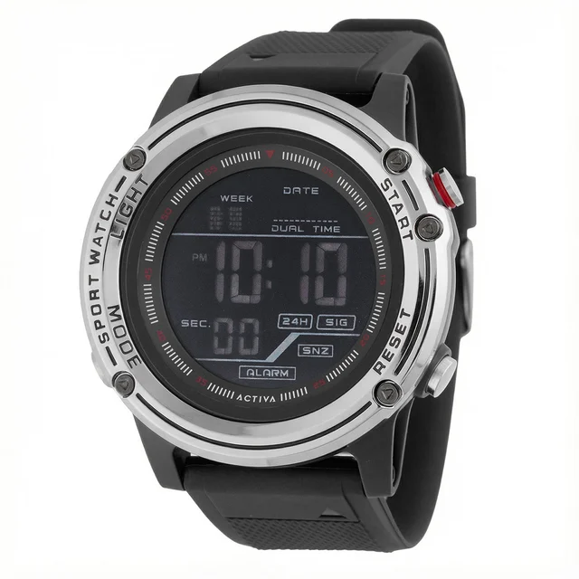 Activa Voyager of Time X Invicta Digital Watch - 52mm. Black (ACW8125-006) kol saati
