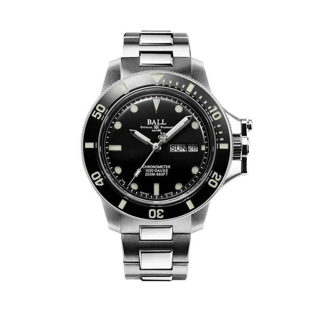 BALL Watch Engineer Hydrocarbon Original 40mm - Black on Bracelet DM2118B-SCJ-BK kol saati