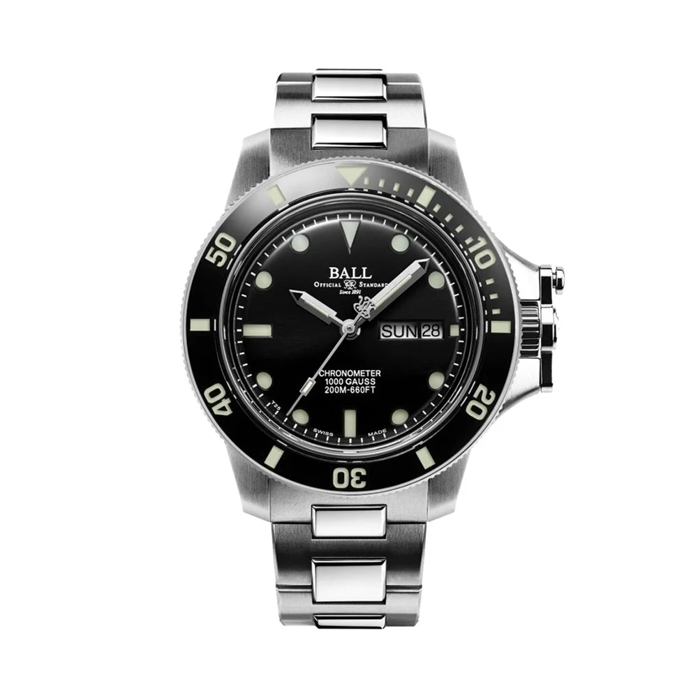 BALL Watch Engineer Hydrocarbon Original 40mm - Black on Bracelet DM2118B-SCJ-BK 40 mm kol saati