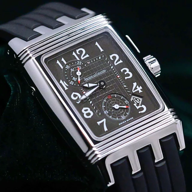Jaeger-Lecoultre Reverso Gran Sport Black White Dial Black R kol saati