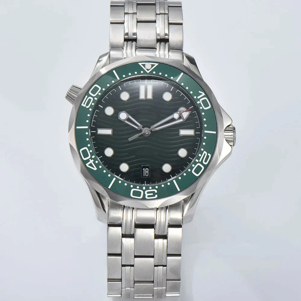 Tandorio Seamaster TD221B Ceramic Bezel NH35 Automatic Diver 007 sapphire 10ATM Date at 6 42mm Glass back 14:173#NO LOGO WATCH-1;5:56964930#NH35 WATCH 42 mm kol saati