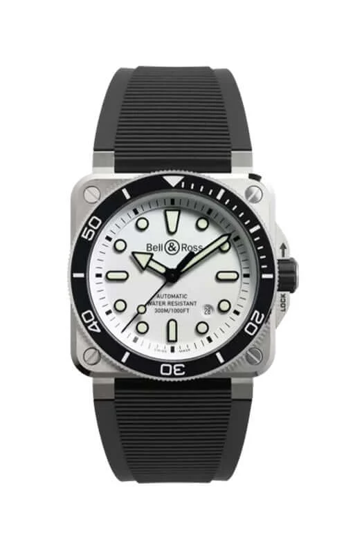 Bell & Ross Bell & Ross Br 03 BR03A-D-WH-ST/SRB 42 mm kol saati
