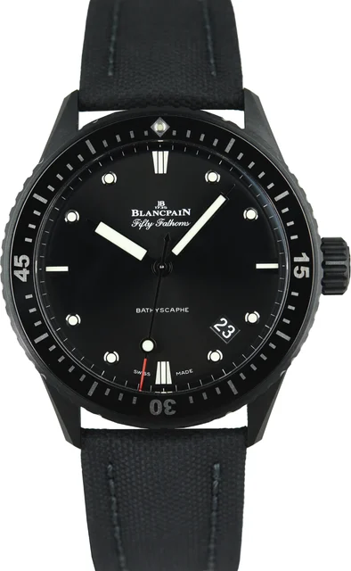 Blancpain Fifty Fathoms Bathyscaphe PRE1649 kol saati