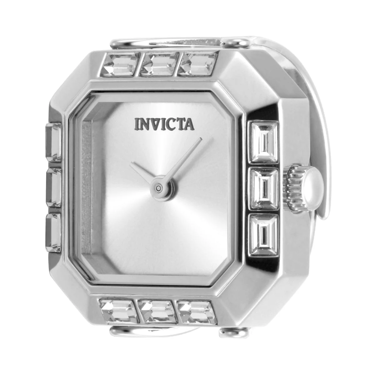 Invicta Mini Angel Ring Watch - 21.5mm. Silver (49580) kol saati