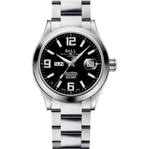 Ball Engineer III Pioneer II Black Dial 40mm NM9036C-S2CJ-BK kol saati