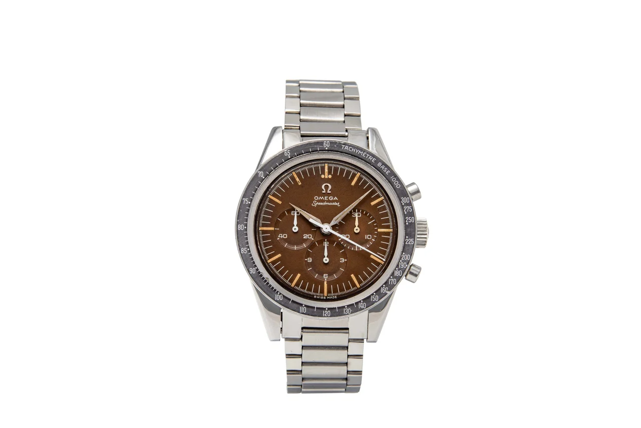 OMEGA OMEGA, REF. 2998-1, SPEEDMASTER PRE-MOON, TROPICAL DIAL, STEEL kol saati