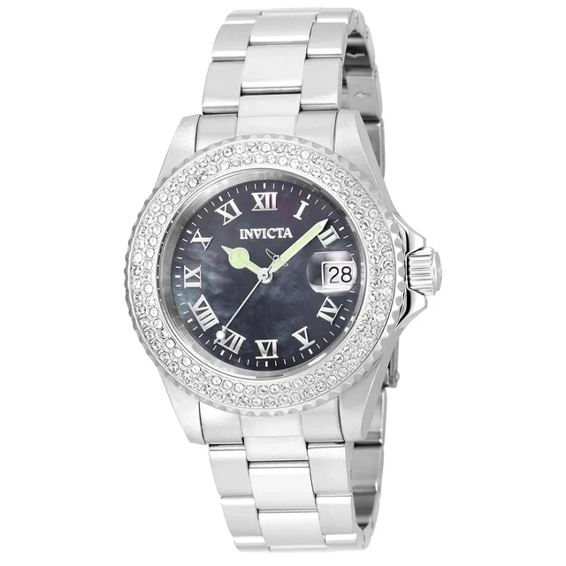 Invicta Angel Swiss Ronda 515 Caliber Watch w/ Mother of Pearl Dial - 40mm, Steel (21711) 