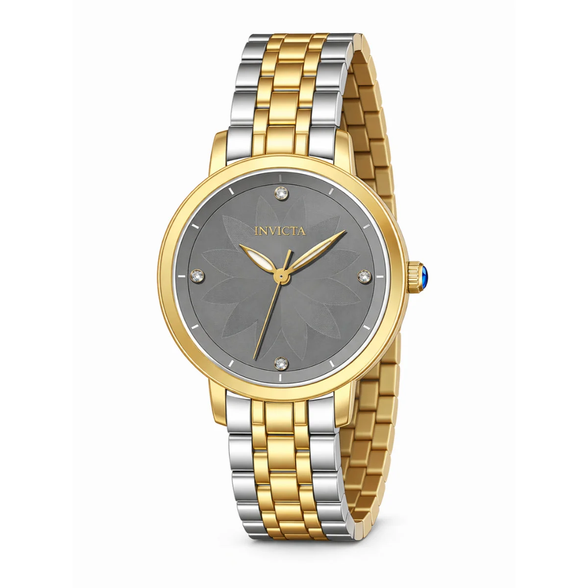 Invicta Wildflower Tigerlily Watch - 34mm. Gold, Steel (69301) 34 mm kol saati