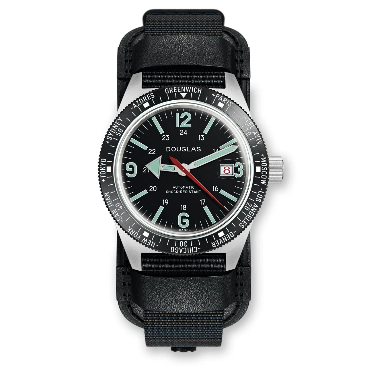 Wolbrook 23-SWP-001-NYB-BLK 48 mm kol saati