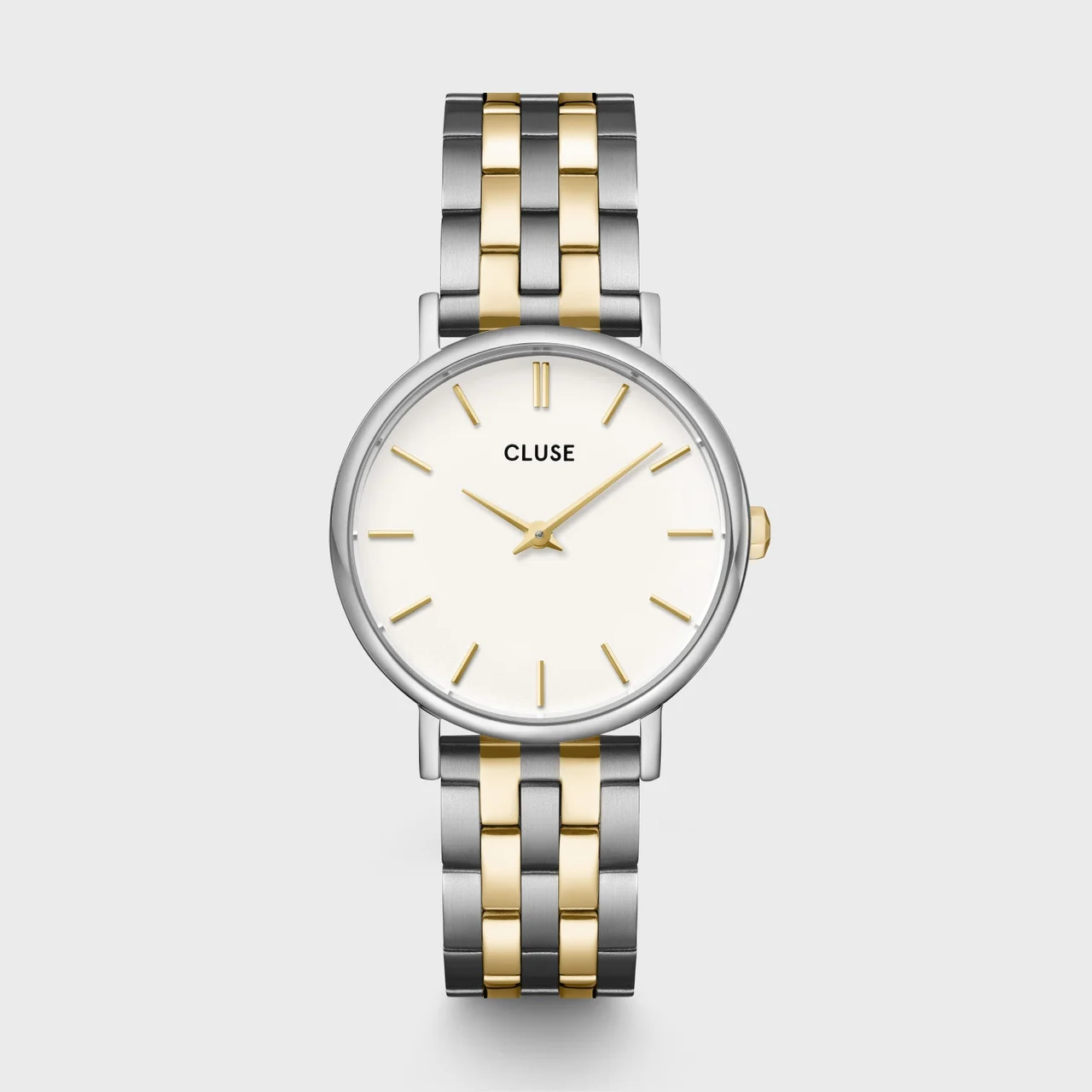 CLUSE Pavane Petite 2.0 Watch Steel, Coconut Milk, Two-Tone CW14802 33 mm kol saati