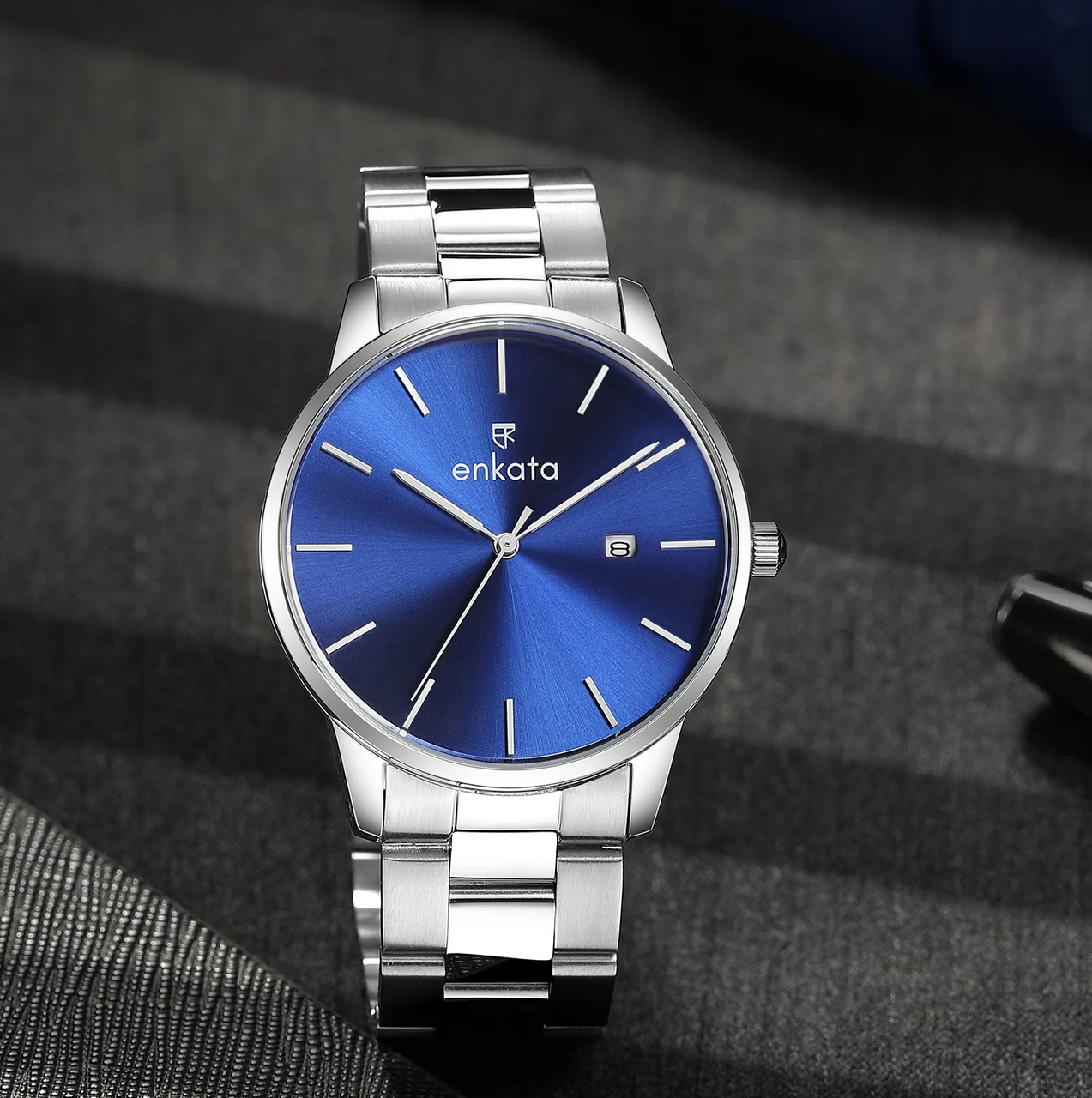 Enkatawatches Vega Blue 40 mm kol saati