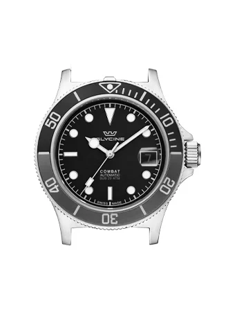 Glycine-Mods Flat sapphire with 2.5X Cyclop for Combat Sub 42 CRYSTALWCYCLOP/GM/CS42 kol s