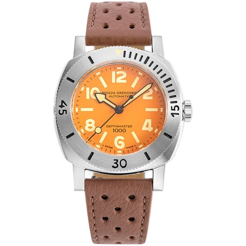 Nivada Grenchen Orange Depthmaster 14127A23 kol saati