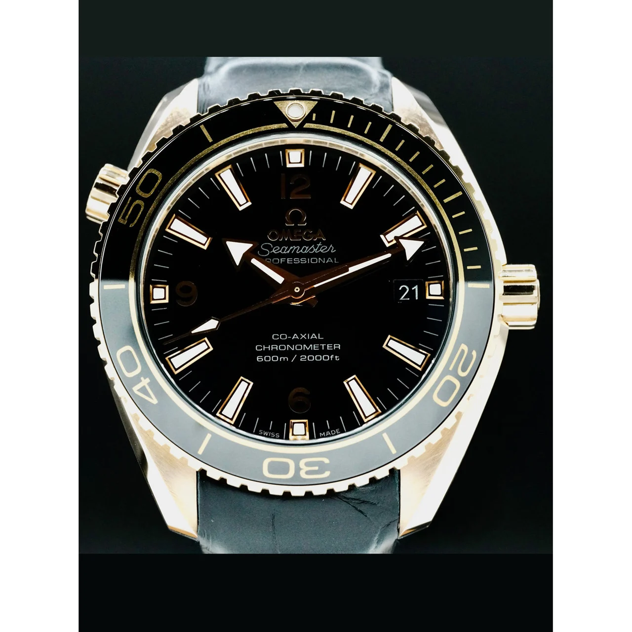 OMEGA Planet Ocean 600M Co-axial 42mm 210000045343 42 mm kol saati