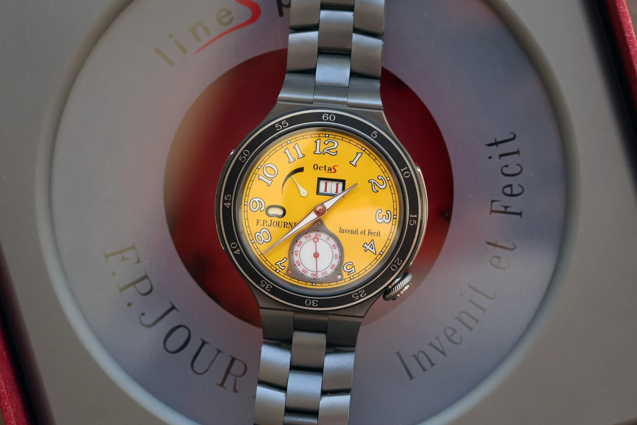 F.P. Journe “Octa S” lineSport ref. ARS2 Titanium Yellow Dia 44 mm kol saati