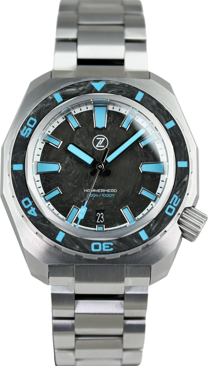Zelos Hammerhead PRE1253 44 mm kol saati
